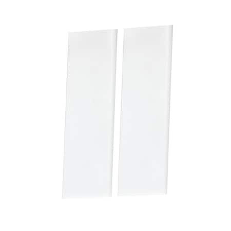 Maxim Lighting House Number Half Blank Tile, PK 2 53623WT